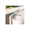 HOME USE HUH-0152 Κάδος Απορριμμάτων 9lt 26x16x29cm Γκρι HOME USE HUH-0152 Κάδος Απορριμμάτων 9lt 26x16x29cm Γκρι