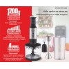 BRUNO BRN-0250 Ραβδομπλέντερ 1700W Σετ 3 σε 1 Inox-μαύρο