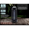 BRUNO BRN-0185 Ηλεκτρική Εντομοπαγίδα με UV Λυχνία 6W Μαύρη