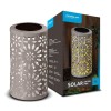 Modee Lighting LED Ηλιακό Φαναράκι Γκρι LT009 H18xD10cm
