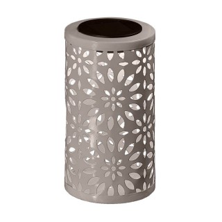 Modee Lighting LED Ηλιακό Φαναράκι Γκρι LT009 H18xD10cm