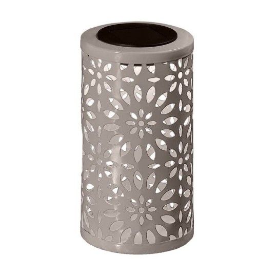 Modee Lighting LED Ηλιακό Φαναράκι Γκρι LT009 H18xD10cm