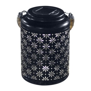 Modee Lighting LED Ηλιακό Φαναράκι Κήπου LT005B H26x17x17cm Μαύρο