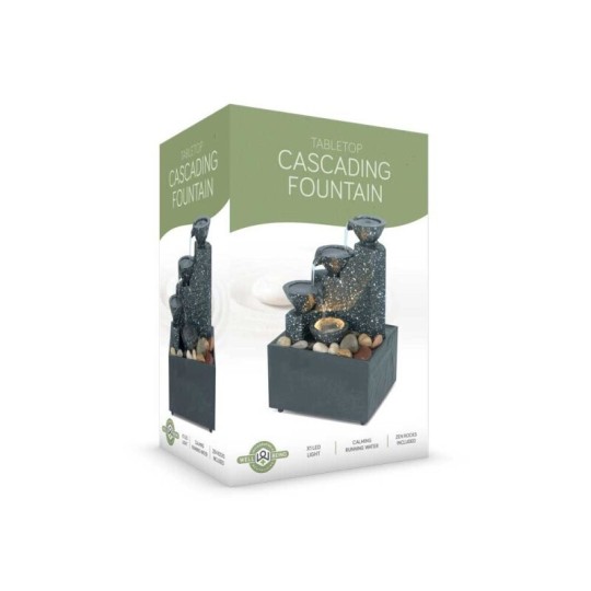 The Source Set Fountain with Light 17.5x12x9.5cm 93493