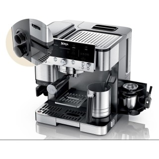 Ninja Luxe Cafe Premier Espresso Coffee Machine Silver (ES601EU)