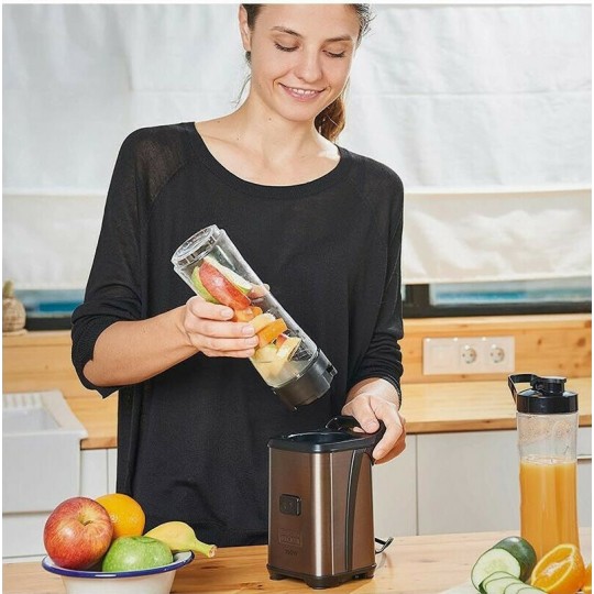 Black & Decker Blender With Plastic Jug 600 ml 350W Gray BXJBA350E