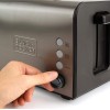 Black & Decker BXTO900E Toaster 2 Slots 900W Inox