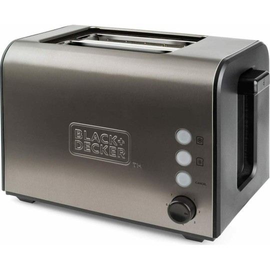 Black & Decker BXTO900E Toaster 2 Slots 900W Inox