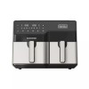 Black & Decker Air Fryer with Double Detachable Bucket 9lt Black ES9730090B
