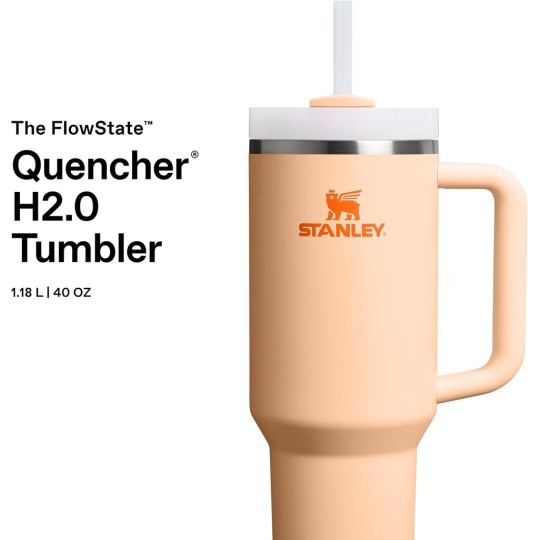 Stanley 10-11824-05493 The Quencher H2.0 FlowState Θερμός 1.18L Πορτοκαλί
