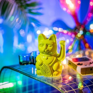 Donkey Lucky Cat Glossy Yellow