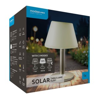 Modee Lighting Tabletop Solar Light 100lm with Warm White Light 2700K IP44