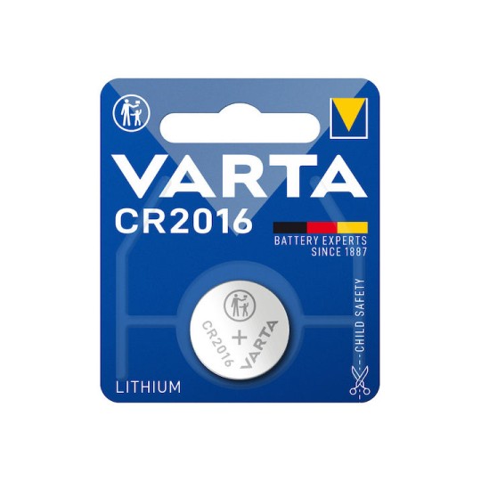 Varta Professional Electronics Μπαταρία Λιθίου Ρολογιών CR2016 3V 1τμχ Varta Professional Electronics Μπαταρία Λιθίου Ρολογιών CR2016 3V 1τμχ