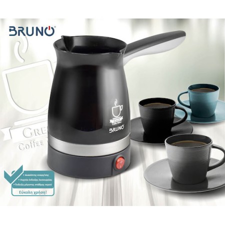 BRUNO BRN-0187 Ηλεκτρικό Μπρίκι 1000W 250ml Μαύρο