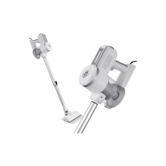 BRUNO BRN-0133 Ηλεκτρική Σκούπα 2 σε 1 600W Λευκή-Ασημί