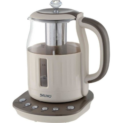 BRUNO BRN-0053 Ηλεκτρικός Βραστήρας  με Φίλτρο για Τσάι, 2200w, 1.5t