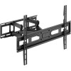 Powertech PT-1130 Βάση Τηλεόρασης Τοίχου με Βραχίονα έως 80" και 40kg Μαύρο