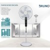 Bruno BRN-0189 Ανεμιστήρας Ορθοστάτης 45W Διαμέτρου 43cm με Τηλεχειριστήριο