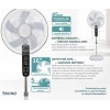 Bruno BRN-0189 Ανεμιστήρας Ορθοστάτης 45W Διαμέτρου 43cm με Τηλεχειριστήριο