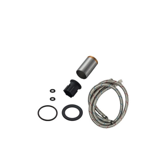 Bruno M54804-006C-S626-WH Ψηλή Σπαστή Μπαταρία Κουζίνας Πάγκου Inox Λευκή