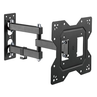 Powertech PT-1129 Βάση Τηλεόρασης Τοίχου με Βραχίονα έως 43" και 30kg Μαύρο