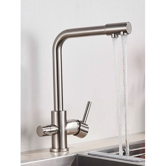 Bruno M54510-207 Μπαταρία Κουζίνας Πάγκου Ασημί