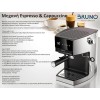 Bruno Αυτόματη Μηχανή Espresso 950W Πίεσης 19bar για Cappuccino 3 σε 1 Hot & Cold BRN-0224