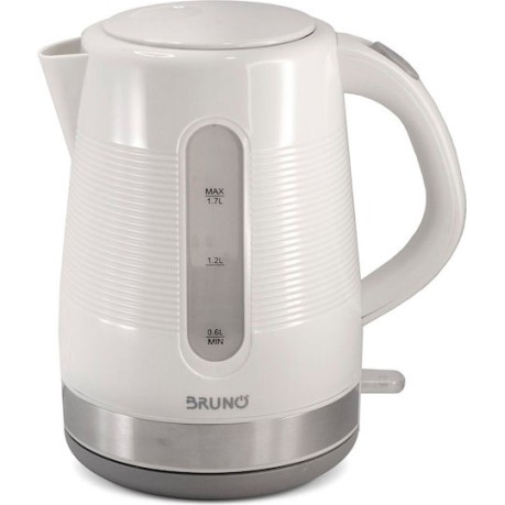 BRUNO βραστήρας νερού 1.7L 2200W Λευκό-γκρι BRN-0142