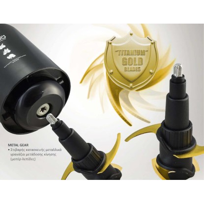 Bruno Πολυκόπτης BRN-0247 500W 700ml 4 Λεπίδες Μαύρος