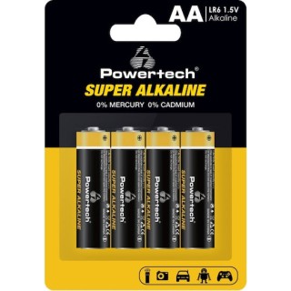 POWERTECH Super Alkaline PT-1214, AA, 1.5V, Αλκαλικές Μπαταρίες 4τμχ POWERTECH Super Alkaline PT-1214, AA, 1.5V, Αλκαλικές Μπαταρίες 4τμχ