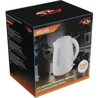 ATC H3 Ηλεκτρικός Πλαστικός Βραστήρας ATC H3 Ηλεκτρικός Πλαστικός Βραστήρας