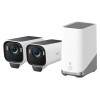 Anker EufyCam S3 Pro ΚΙΤ 2 Cameras Wireless Cameras IP 8MP with Control Hub (T88923W1)