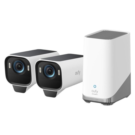 Anker EufyCam S3 Pro ΚΙΤ 2 Cameras Wireless Cameras IP 8MP with Control Hub (T88923W1)