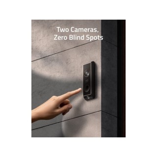 Anker eufy Video Doorbell Kit + HomeBase 2 Dual Camera Add-On 2K HD Black E8213381