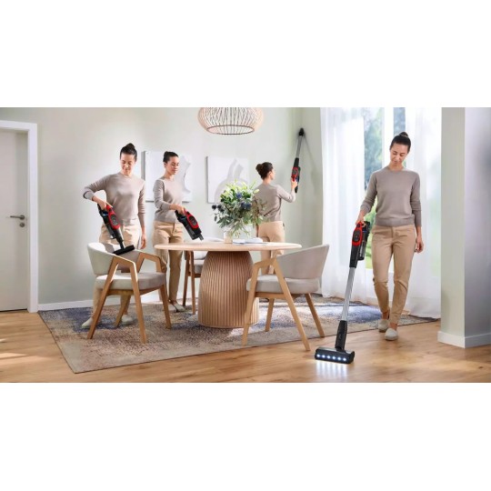 Bosch BBS931PET Unlimited 9 ProAnimal Επαναφορτιζόμενη Σκούπα Stick 18V Μαύρη