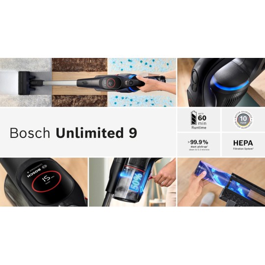 BOSCH Unlimited 9 Vacuum Cleaner BSS931BHF
