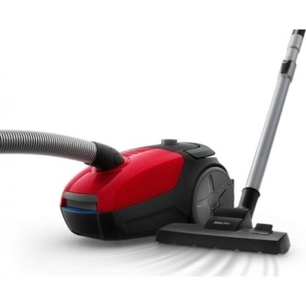 Philips PowerGo FC8243/09 Ηλεκτρική Σκούπα 900W με Σακούλα 3lt Κόκκινη