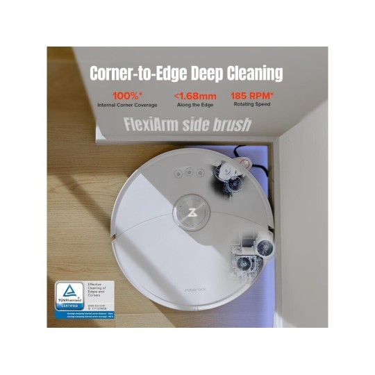 Roborock S8 S8MVU02-00 MaxV Ultra Robot Vacuum Cleaner White