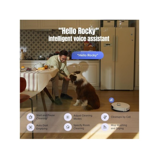 Roborock S8 S8MVU02-00 MaxV Ultra Robot Vacuum Cleaner White