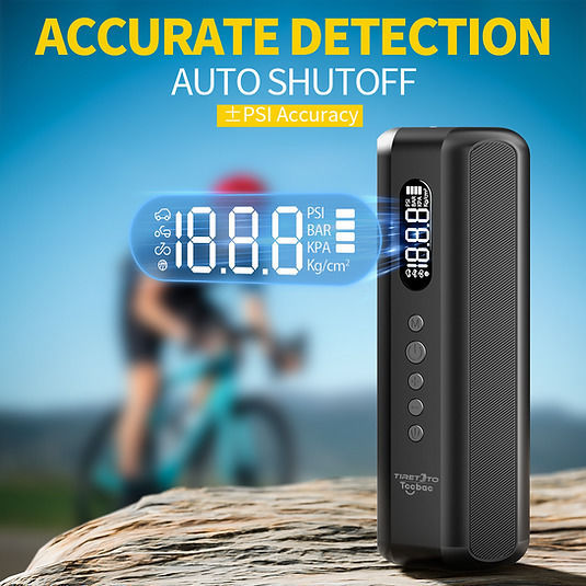 TCCBAC TC-AP-B03 - Car Pump 5200mAh 150PSI Air flow 16 L/MIN
