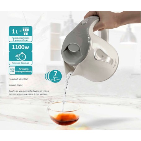 Bruno BRN-0141 Βραστήρας 1lt 1100W Λευκός