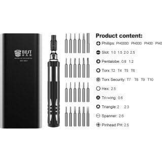 Best BST-8931 Σετ Κατσαβιδιών Ακριβείας 24 τεμ