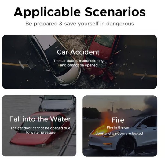 Ugreen Σφυρί Εκτάκτου Ανάγκης Αυτοκινήτου LP821 35347