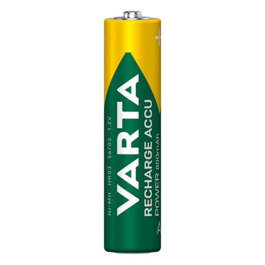 Varta Rechargeable Accu Rechargeable Battery AAA Ni-MH 800mAh 1.2V 4pcs