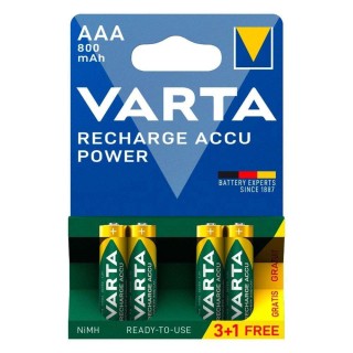 Varta Rechargeable Accu Rechargeable Battery AAA Ni-MH 800mAh 1.2V 4pcs