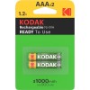 Kodak Photolife Rechargeable Battery AAA Ni-MH 1000mAh 1.2V 2pcs