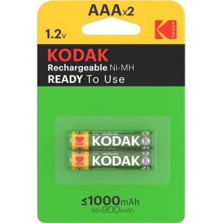 Kodak Photolife Rechargeable Battery AAA Ni-MH 1000mAh 1.2V 2pcs