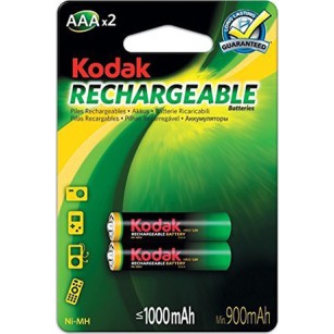 Kodak Photolife Rechargeable Battery AAA Ni-MH 1000mAh 1.2V 2pcs