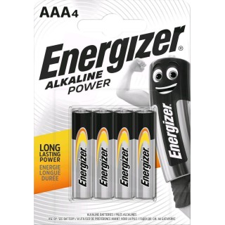 Energizer Power Αλκαλικές Μπαταρίες AAA 1.5V 4τμχ