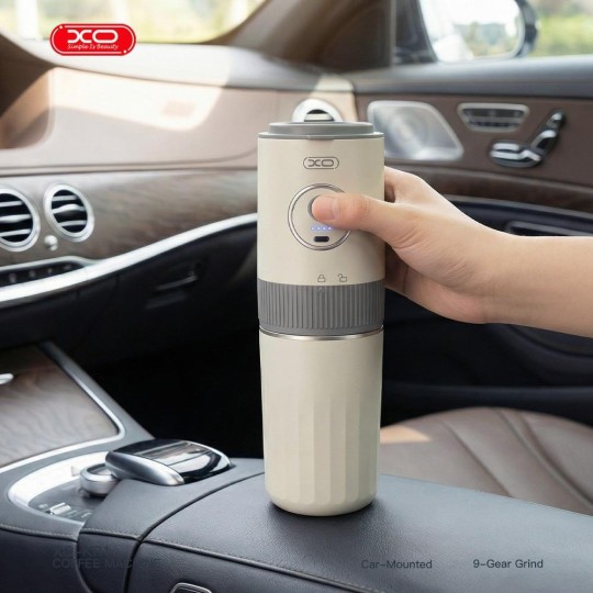 XO KR1 Portable 3 in 1 Grinder Brown White XO-KR1WH